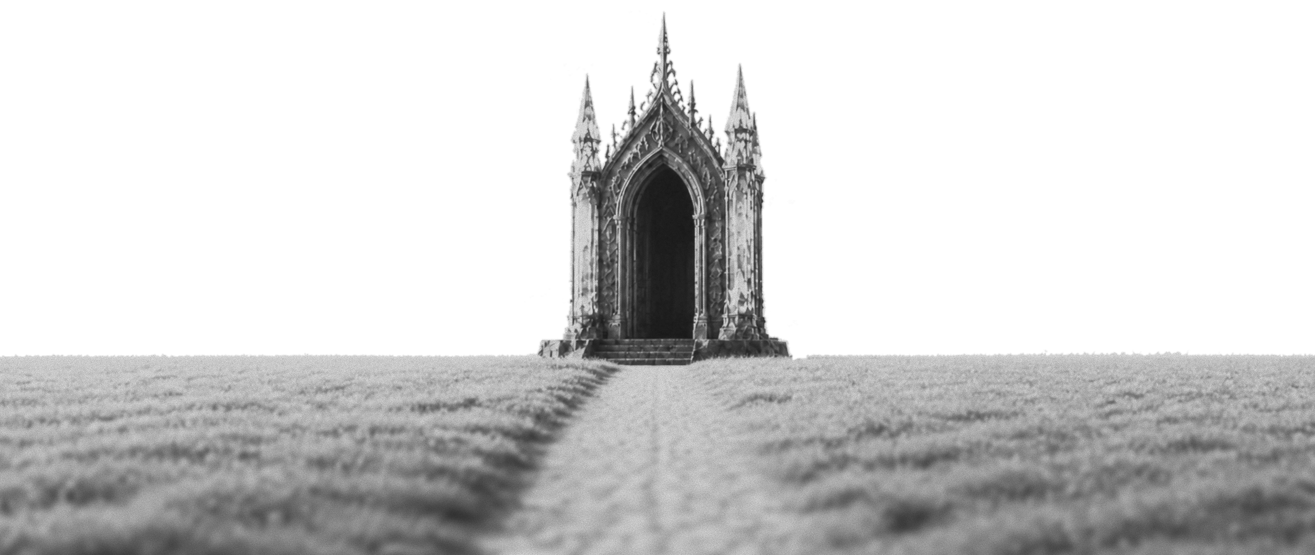 Gothic cathedral door